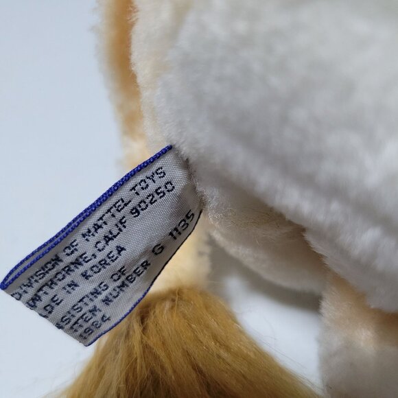 Vintage 80s Emotions Mattel Lion 7 Inch Plush Sad Face Stuffed Animal Toy - Picture 7 of 12